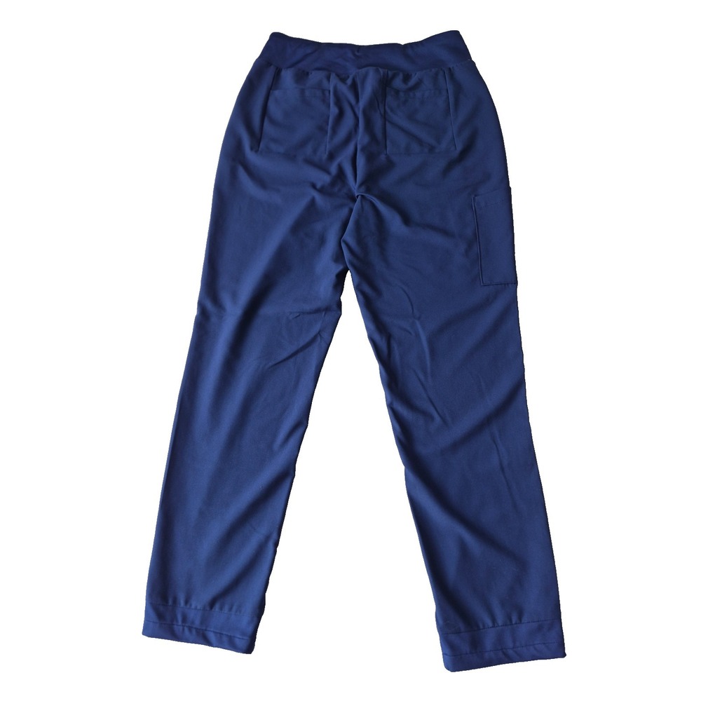 Grey's Anatomy Evolve Stretch Scrub Pants Womens Small Navy Blue Cargo‎ Medical